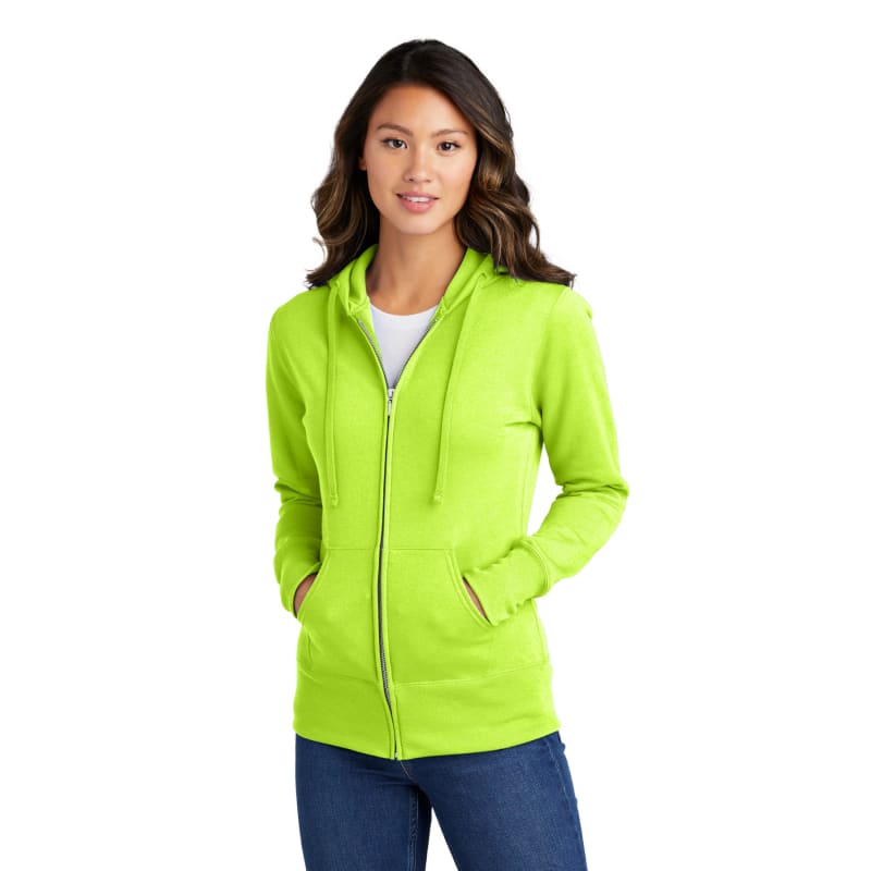 Port & Company Women's Core Fleece Full-Zip Hooded Sweatshirt., custom hoodie or sweatshirt with logo imprint 11