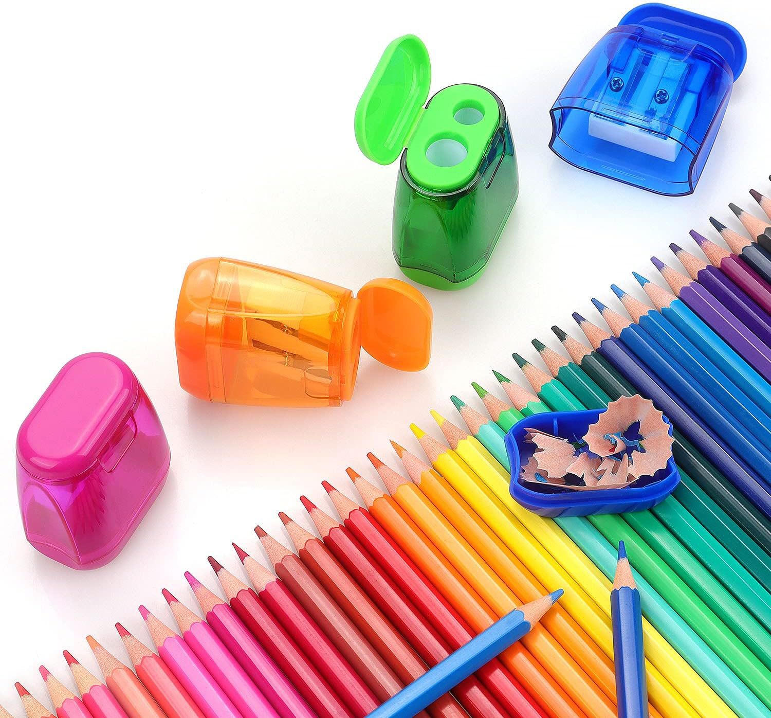 Handheld Pencil Sharpener with Lid 5
