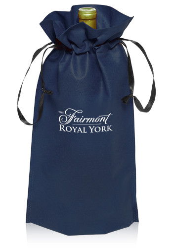 Non-Woven Vineyard Ribbon Drawstring Bags 5