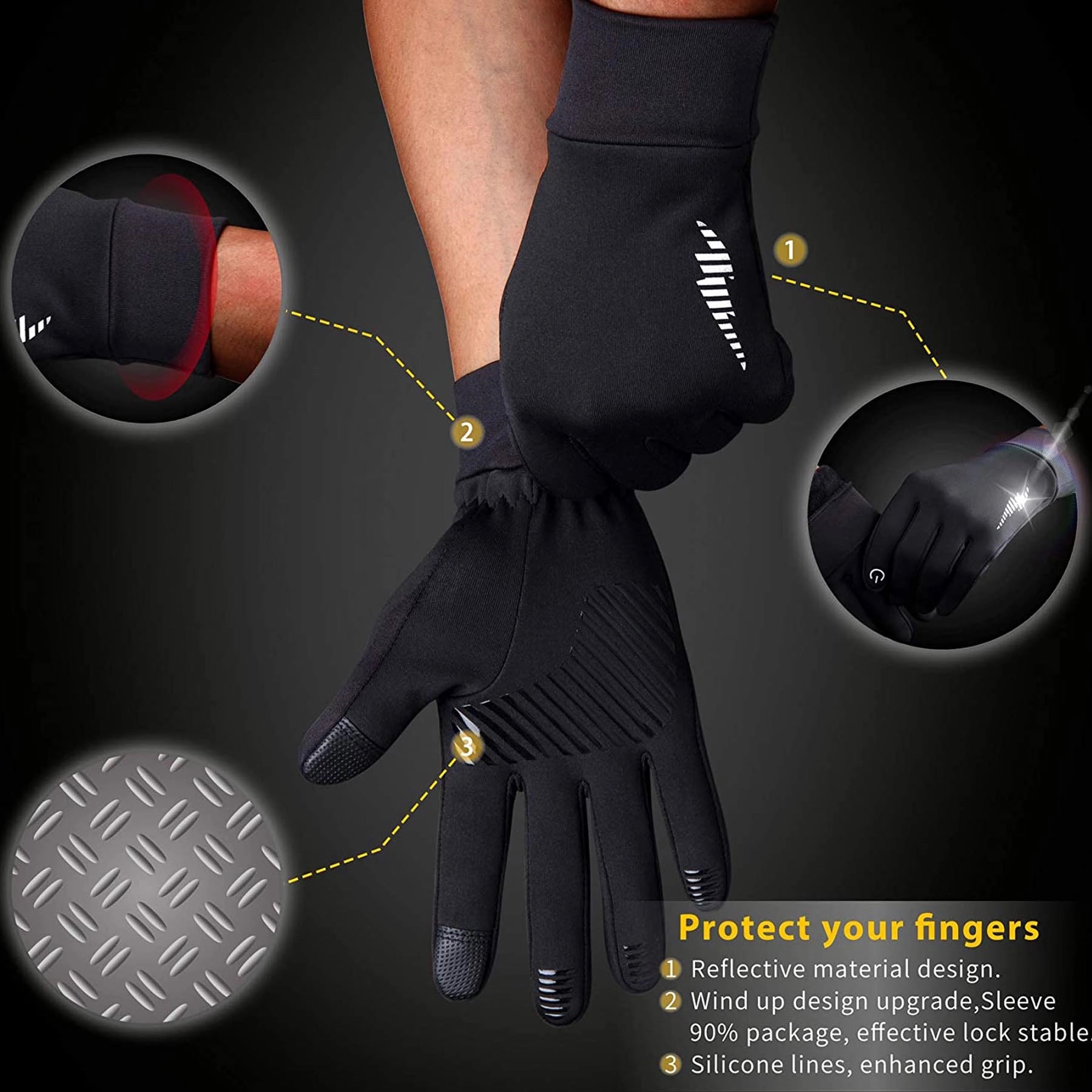 Unisex Winter Gloves for Driving 2
