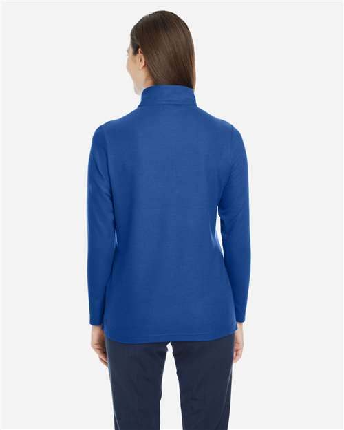 Women's Fusion ChromaSoft™ Pique Quarter-Zip Pullover - CE405W 108