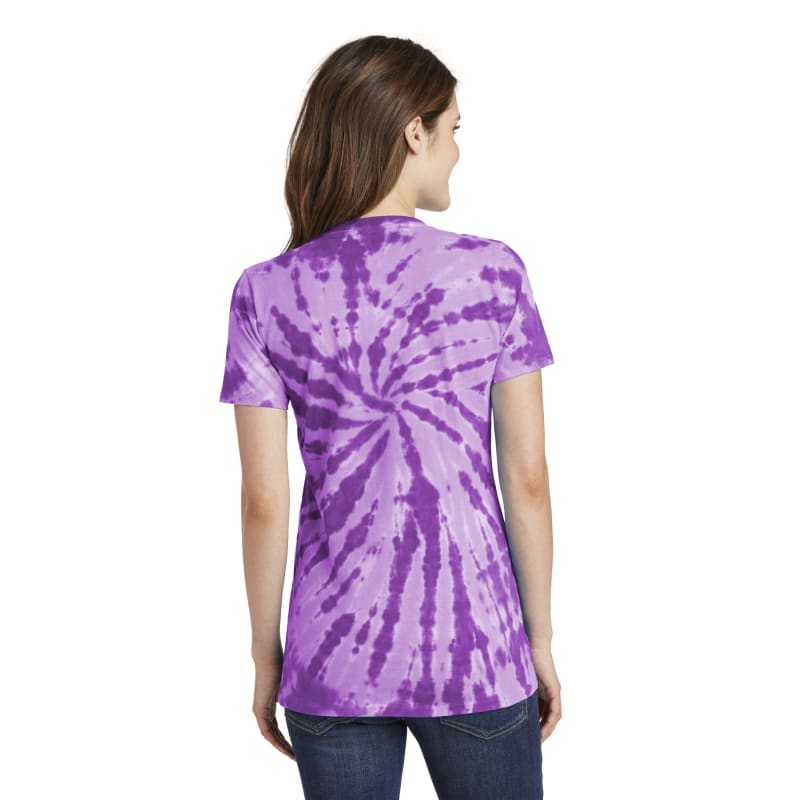 Port & Company Women's Tie-Dye V-Neck Tee. 59