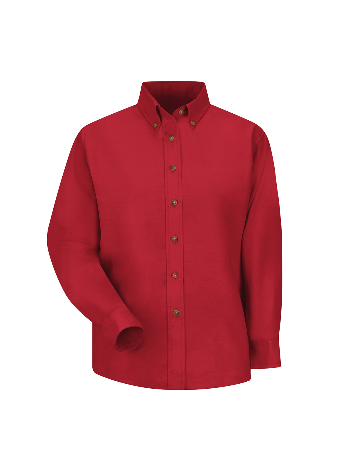 Red Kap Shirts -  Women's Long Sleeve Button Down Dress Shirt