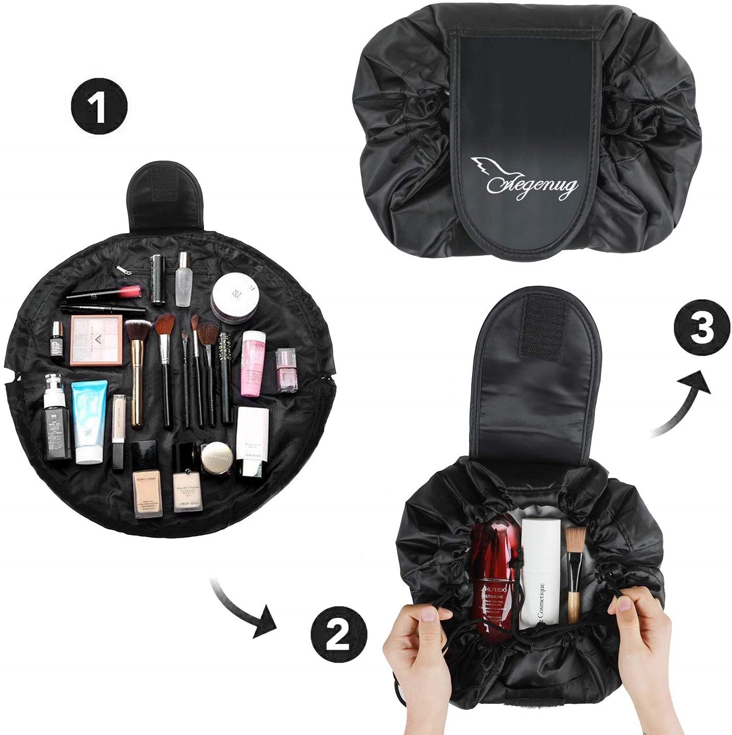 Lazy Drawstring Makeup Bag 6