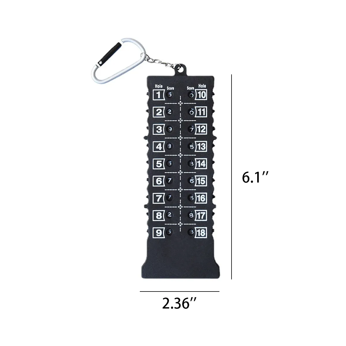 18-Shot Golf Stroke Counter Score Tool Digital Tally Keeper 3