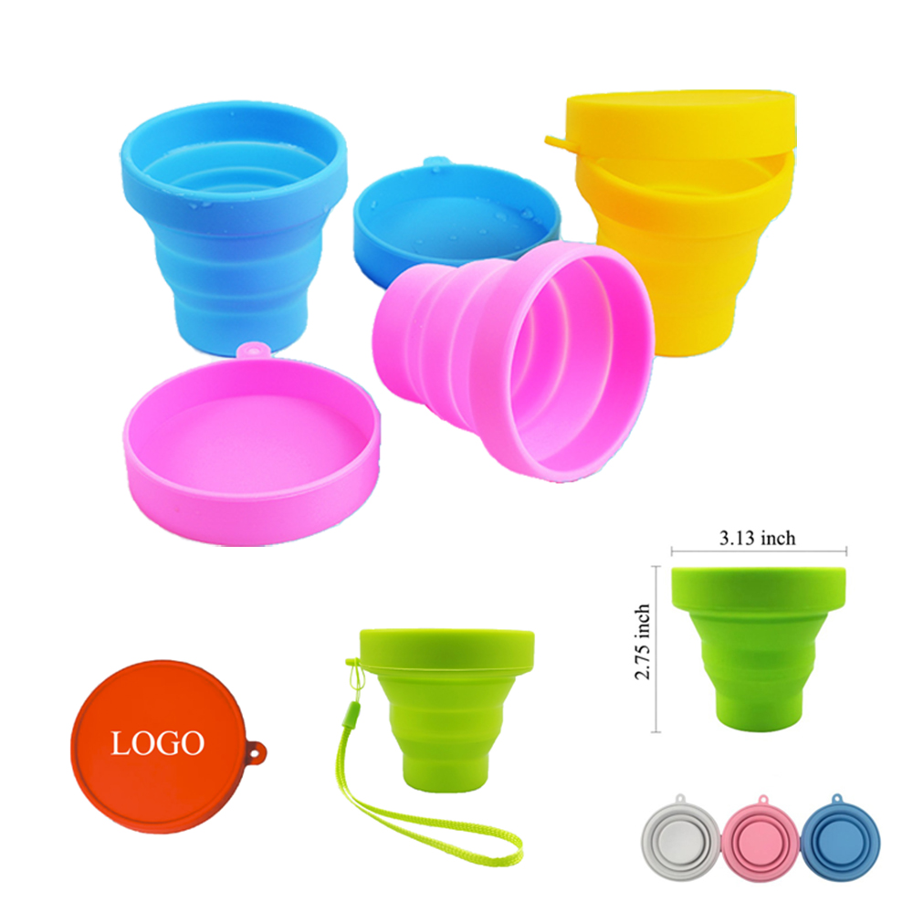 5oz Reusable Collapsible Silicone Travel Cup 2