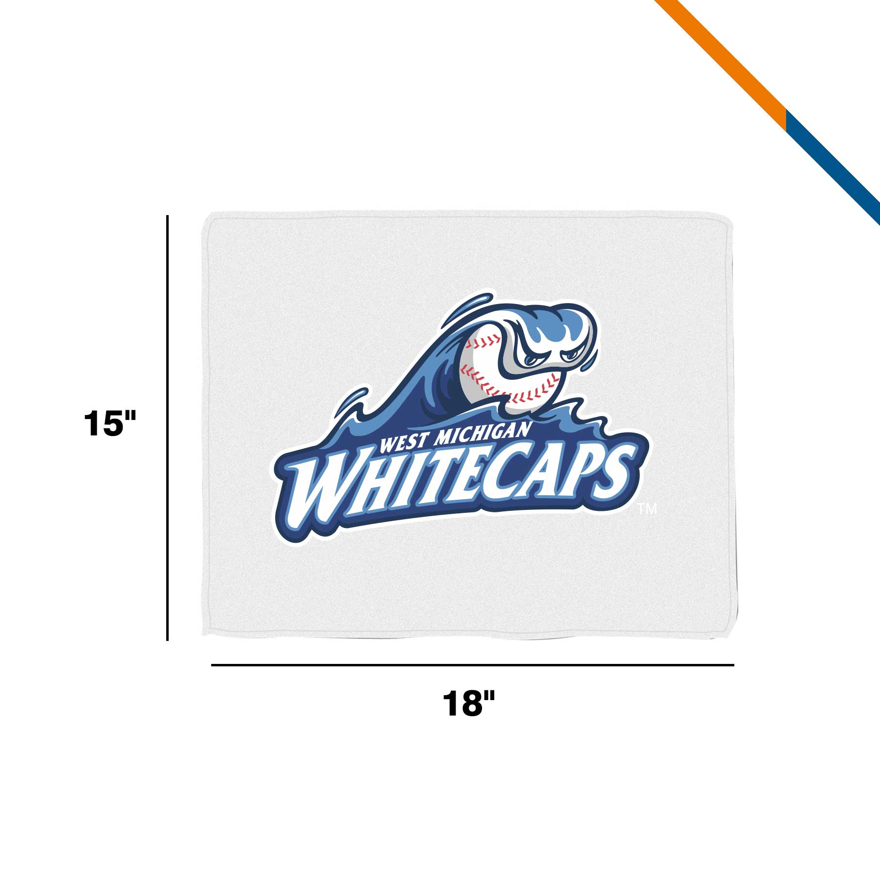 Anchor Sublimated Rally Towel - 18" x 15" 5
