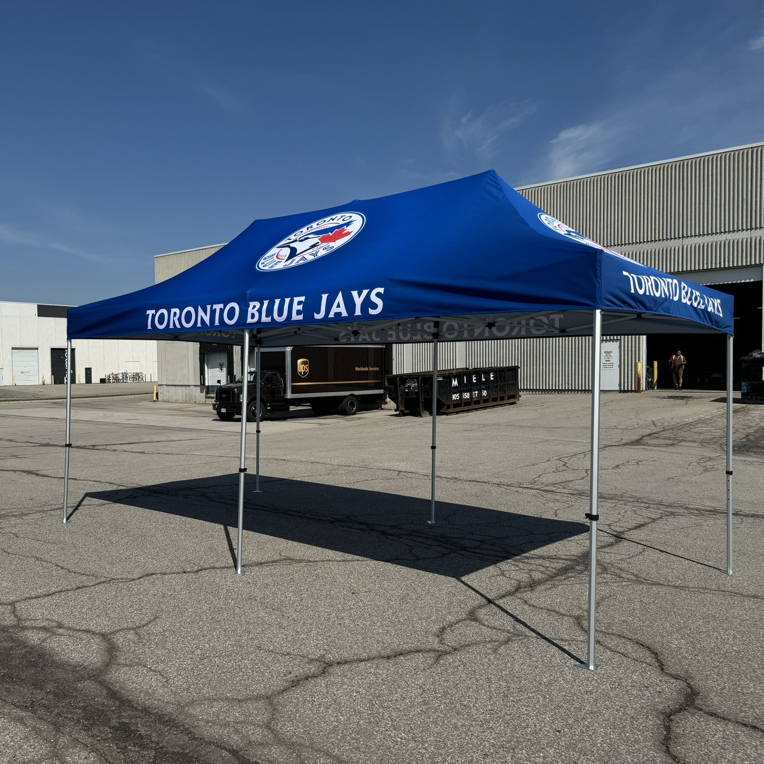 20' Premium Sublimated Tent Kit, Includes Premium 40mm Aluminum Frame, Canopy, Case, Grass Stake Kit 13