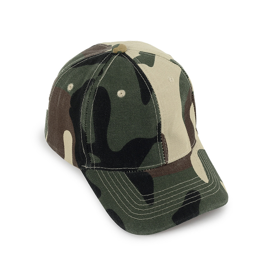 Kids' Stock Camo Polyester 6-Panel Baseball Cap 3