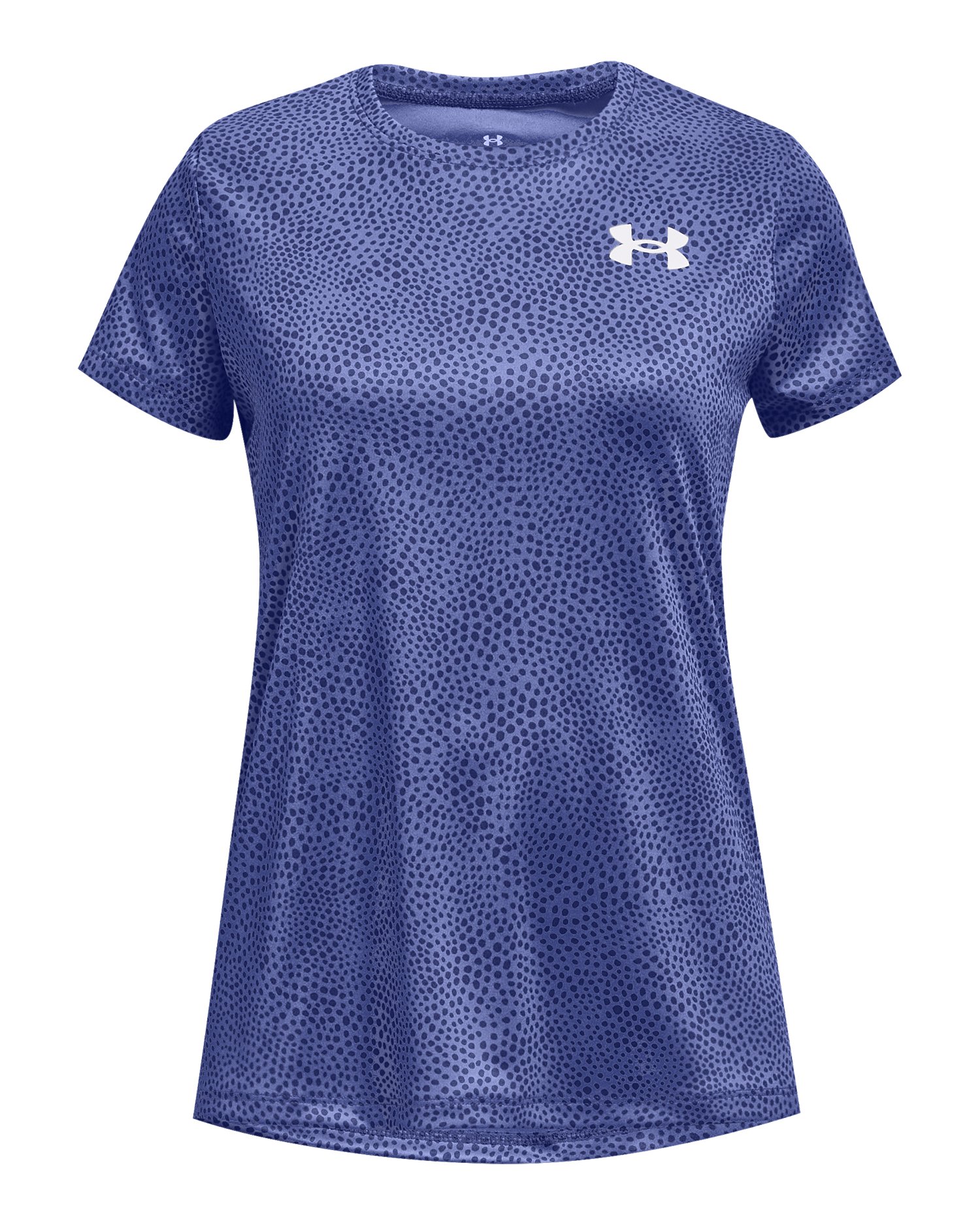 Girls' UA Tech Printed Short Sleeve  4