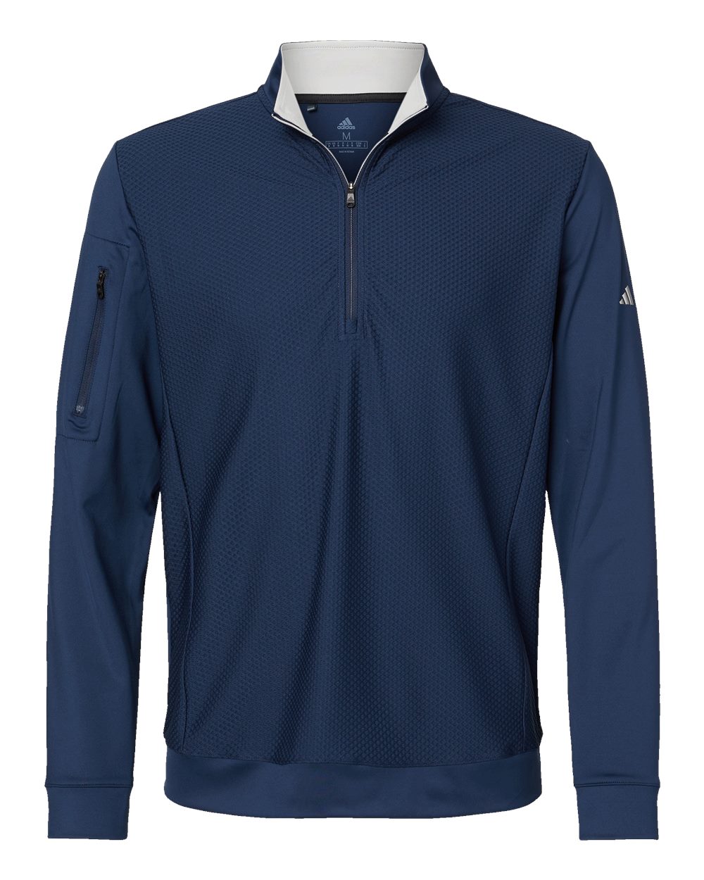 Men's Textured Quarter-Zip Pullover - A295 35