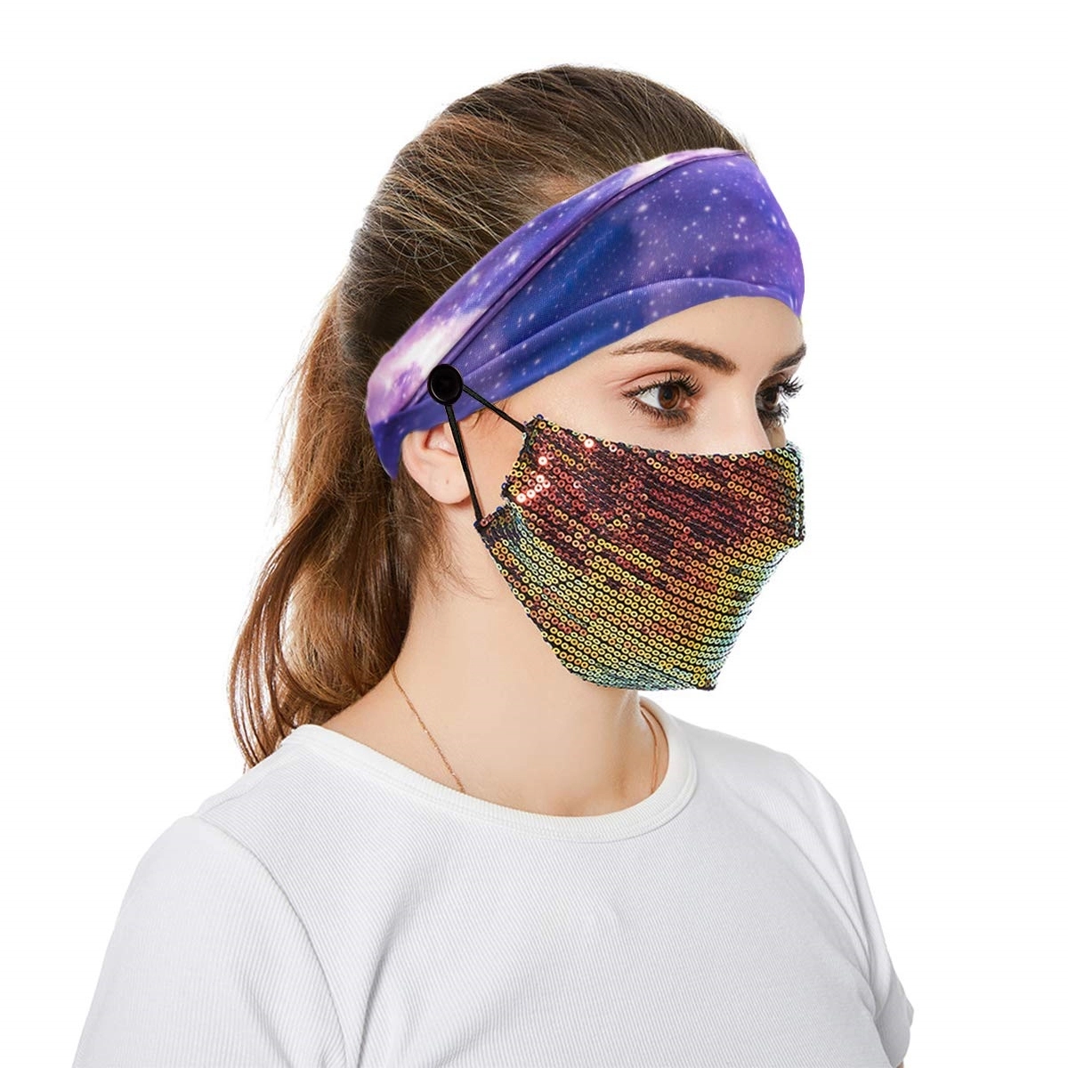 Headbands With Buttons For Mask 2