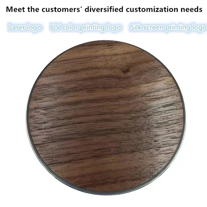 Black walnut Wireless Charging Pad 2