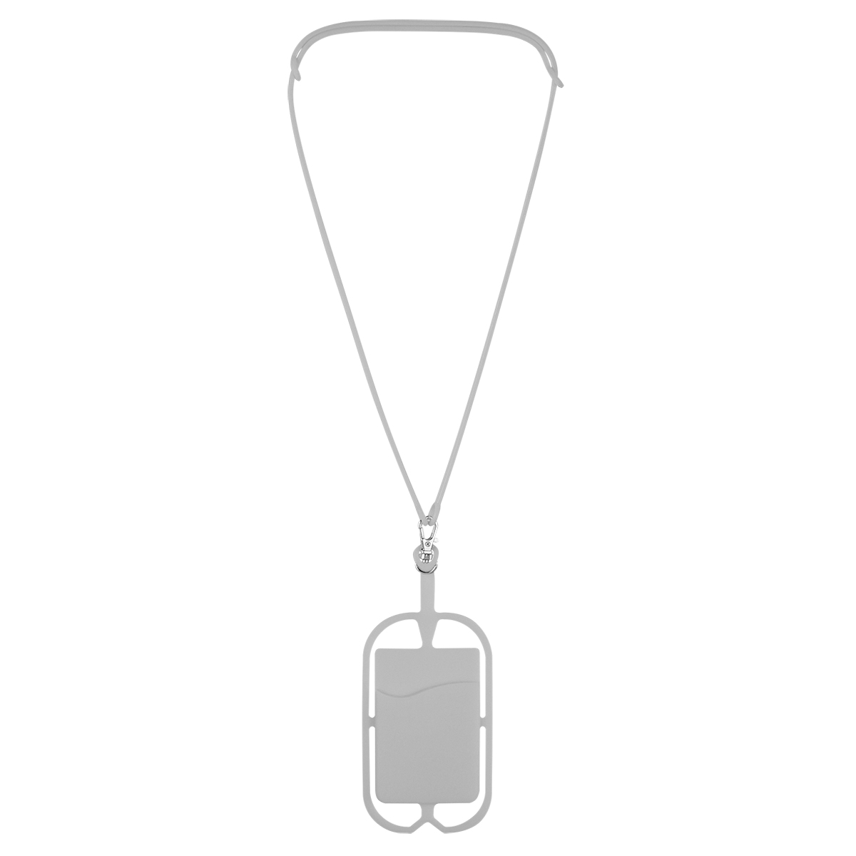 Silicone Lanyard with Phone Holder & Wallet 1