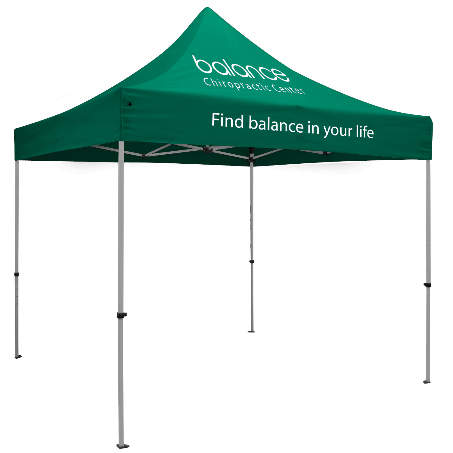 10' Premium Tent Kit (Imprinted, 2 Locations) 2