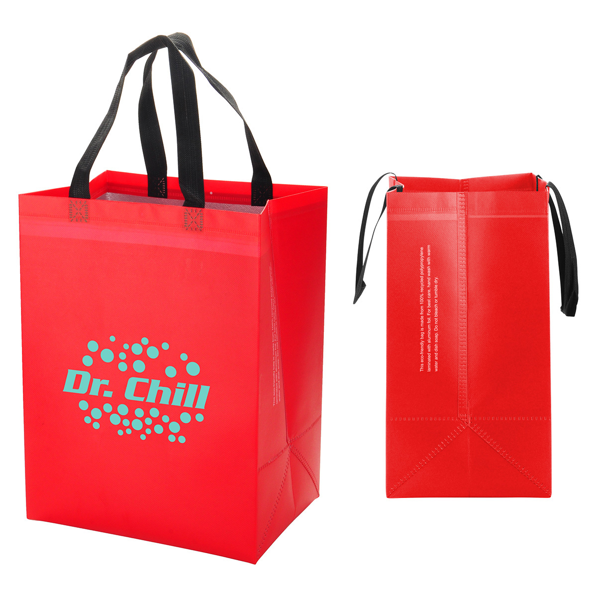Calypso 75GSM Recycled Non-Woven Polypropylene Heat-Sealed Insulated Tote 26