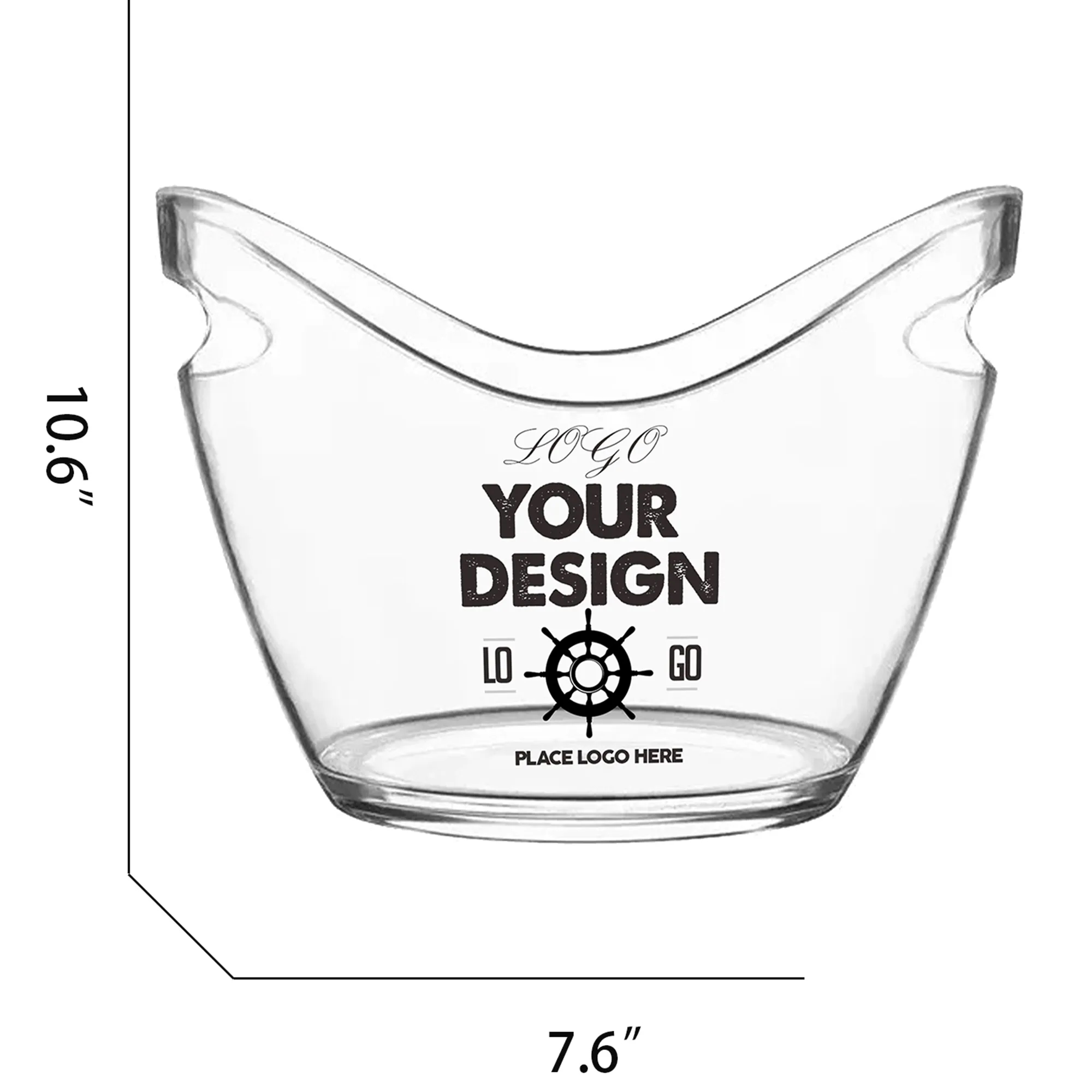 Clear Ice Wine Bucket 2