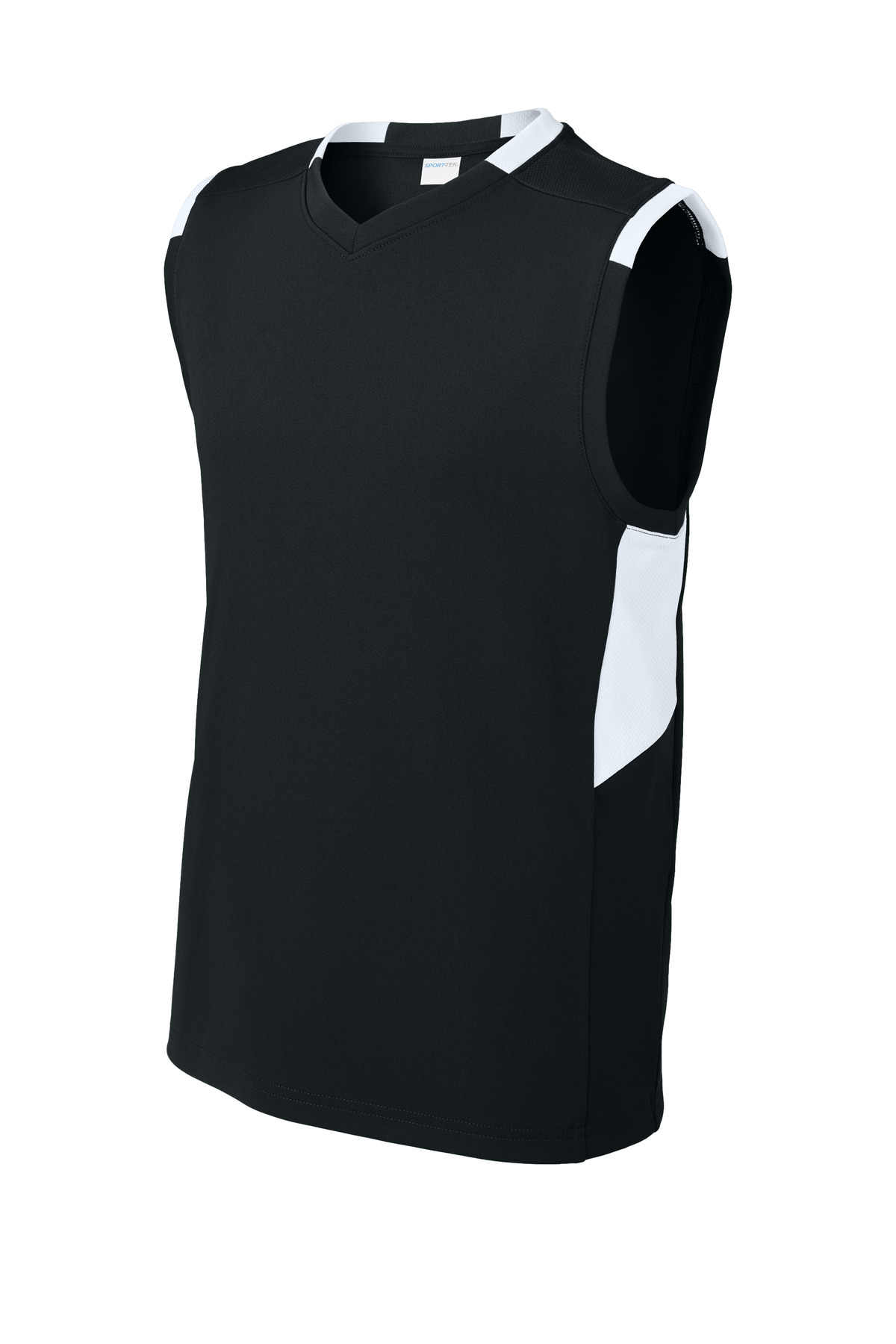 Sport-Tek Youth Club Sleeveless V-Neck YST441 2