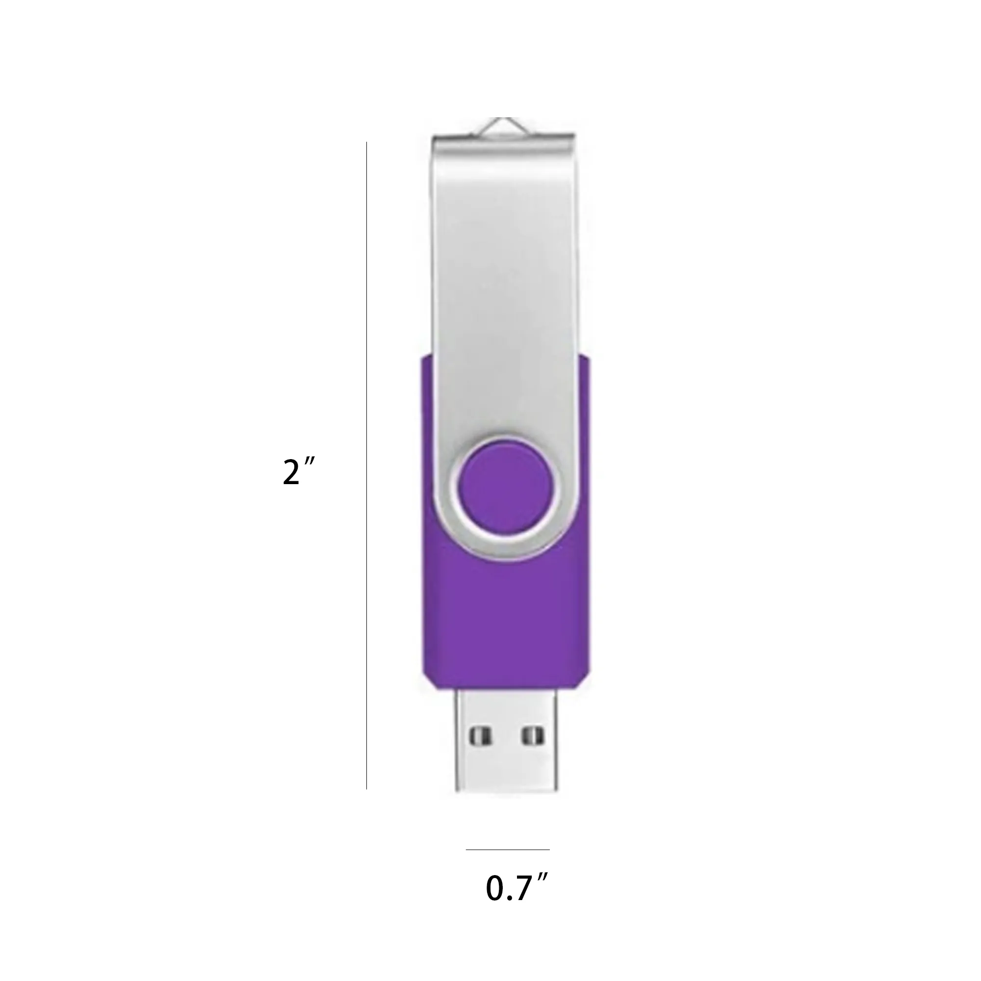 8GB Full Color Rotating U Disk MOQ50 2