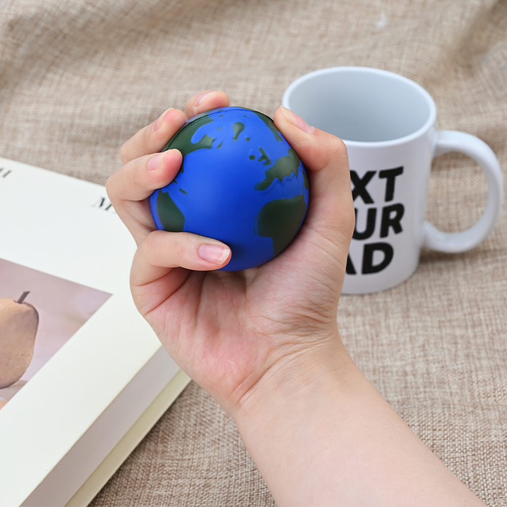 Earth Shaped Stress Ball 1