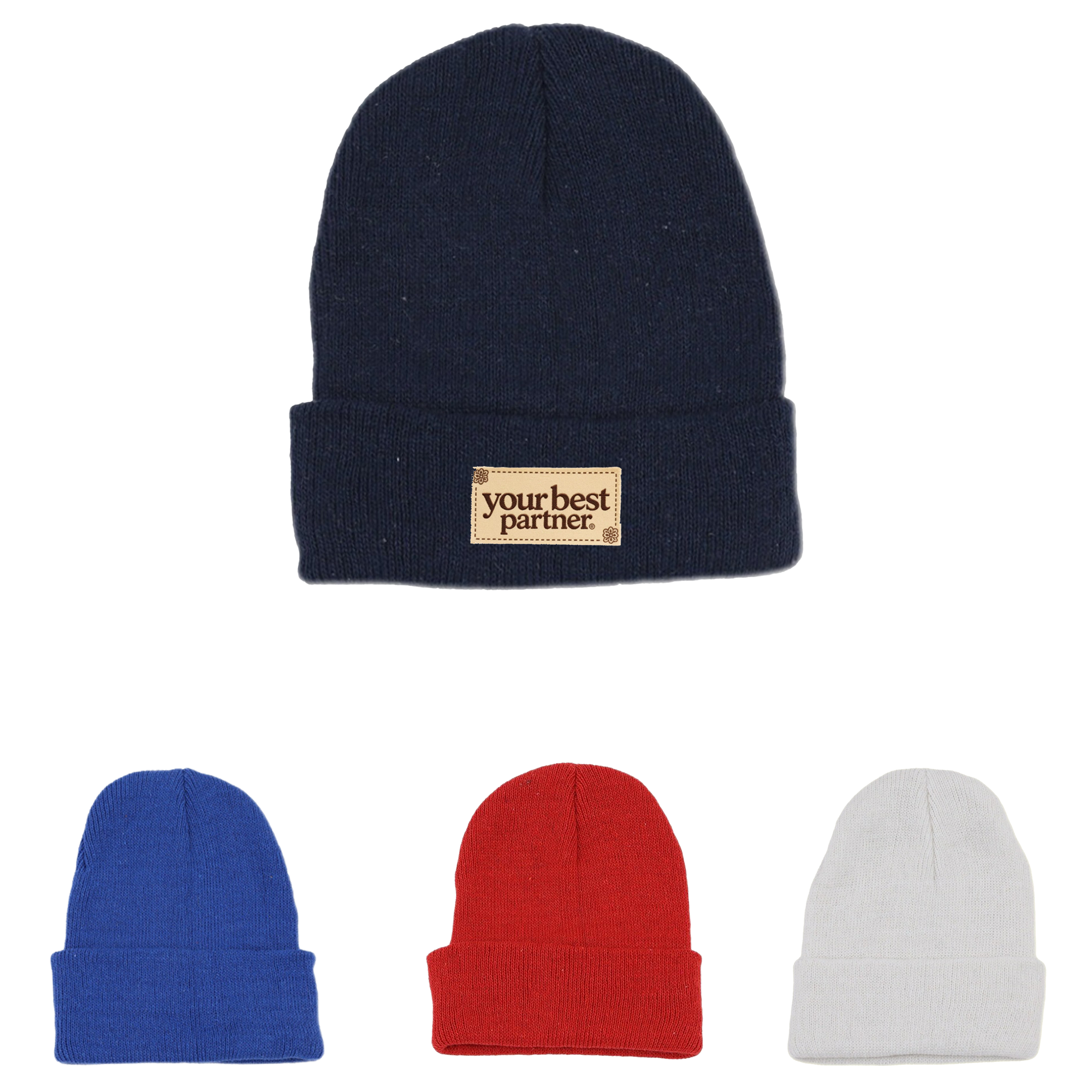MOQ100 Premium Knitted Winter Beanie Cap For Adults 2