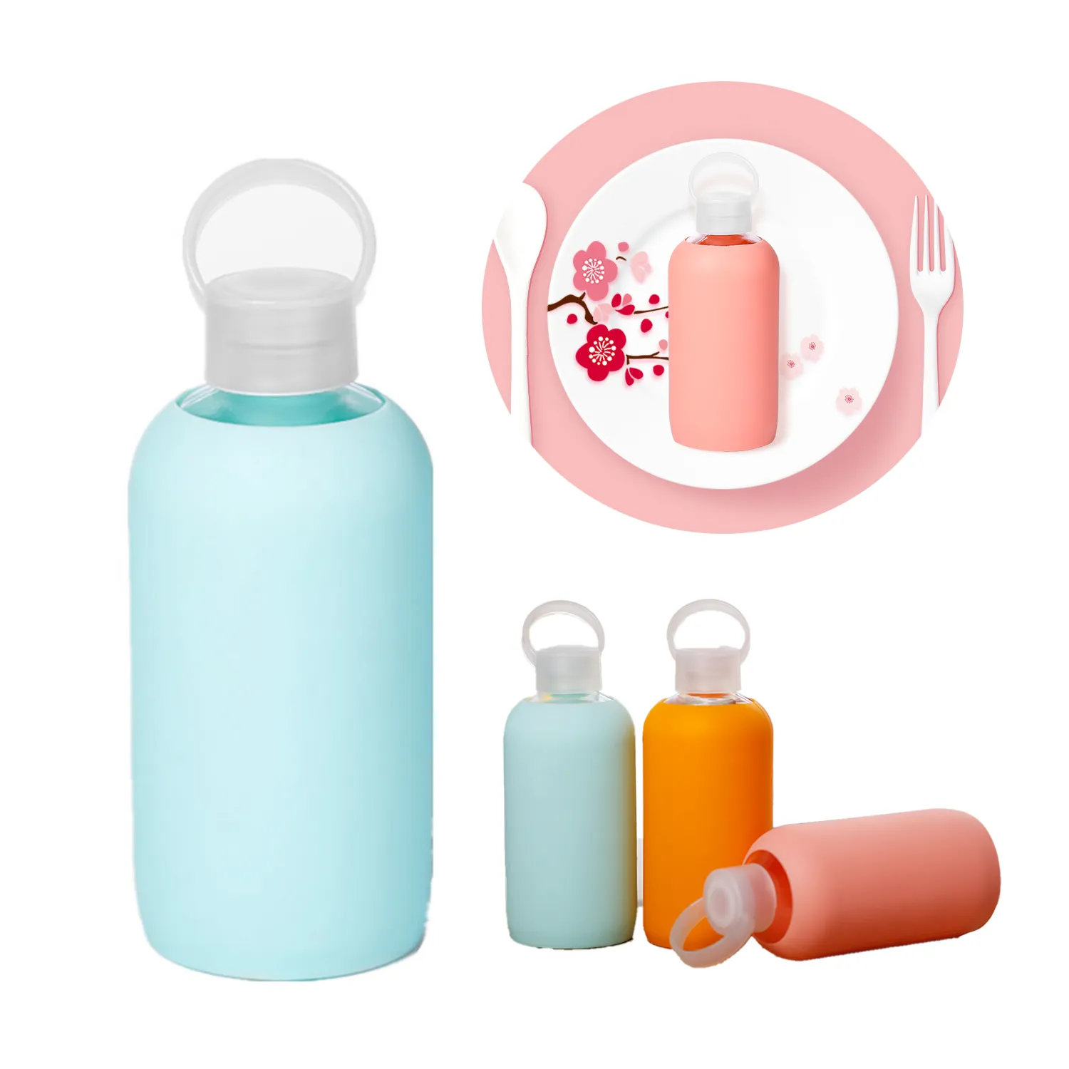 16OZ Silicone Water Bottle 5