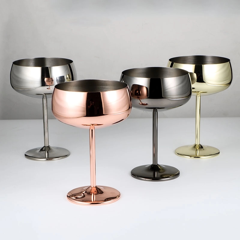 Custom 15 oz Stainless Steel Wine Glasses 3