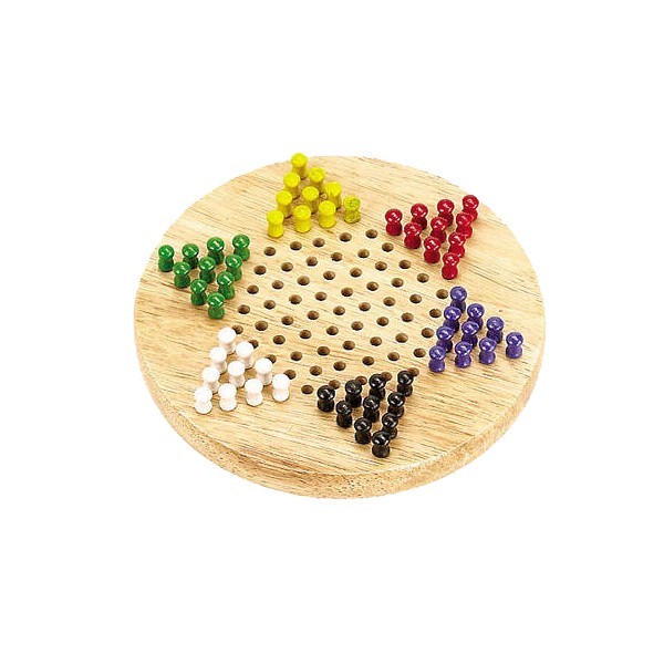 Small Chinese Wooden Checker 2