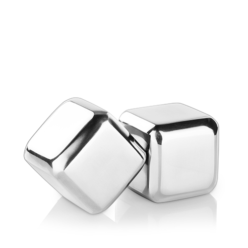 Viski® Glacier Rocks® Large Stainless Steel Cubes 5