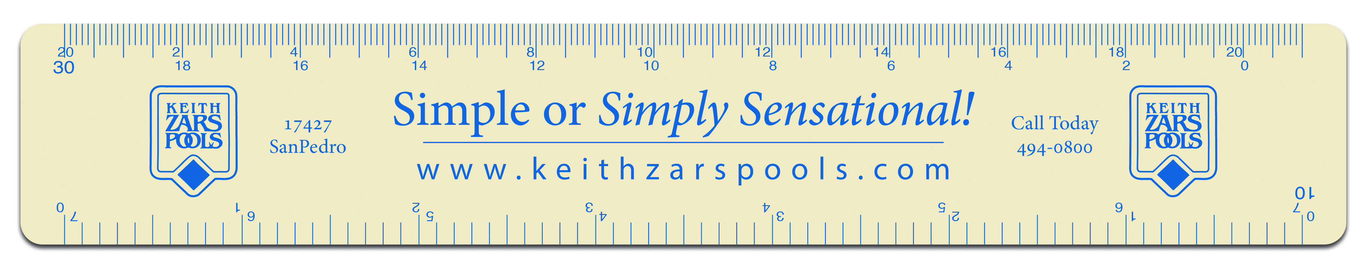 Ruler, 7" 2