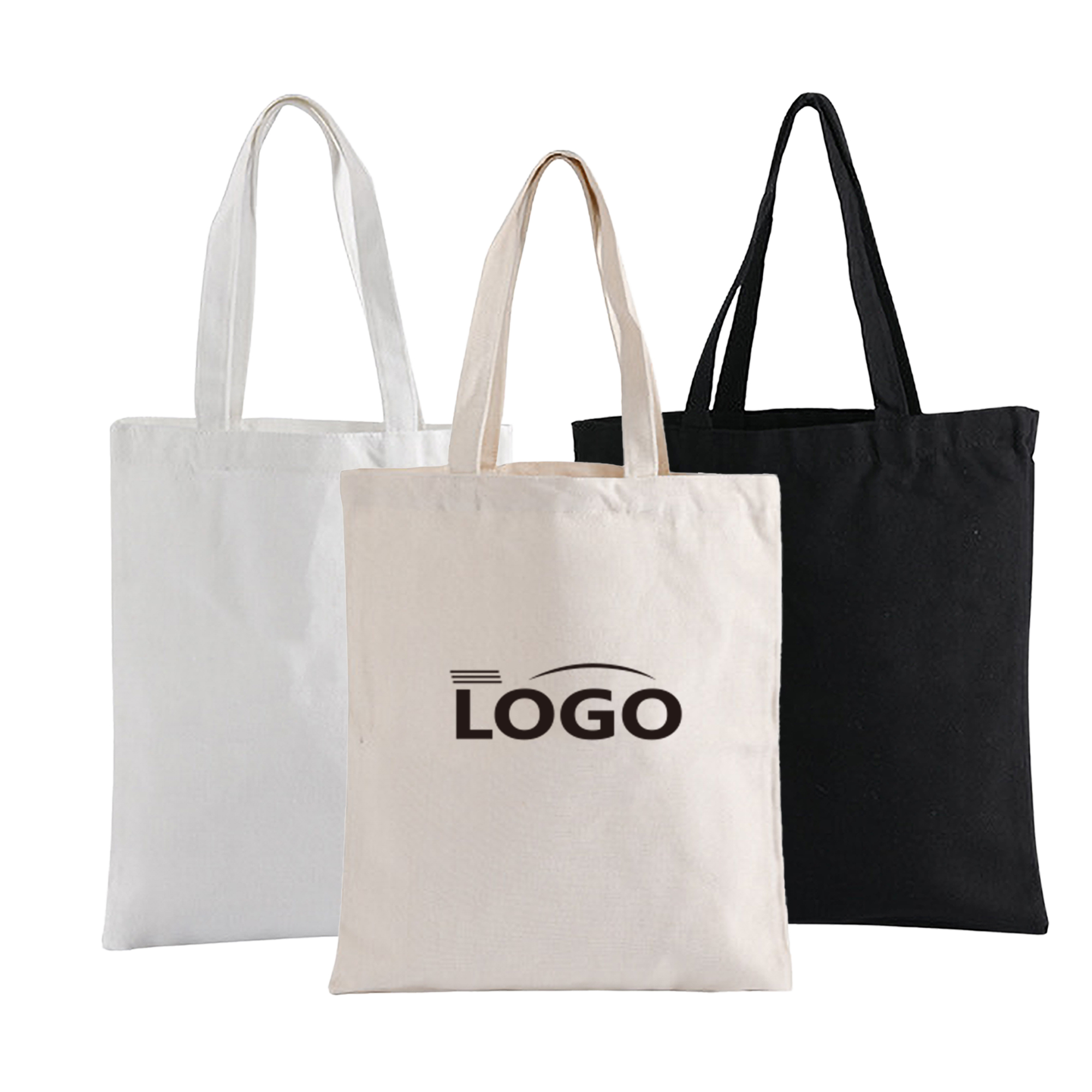 Cotton Eco-Conscious 98% Canvas Tote Bag Foldable Grocery 1