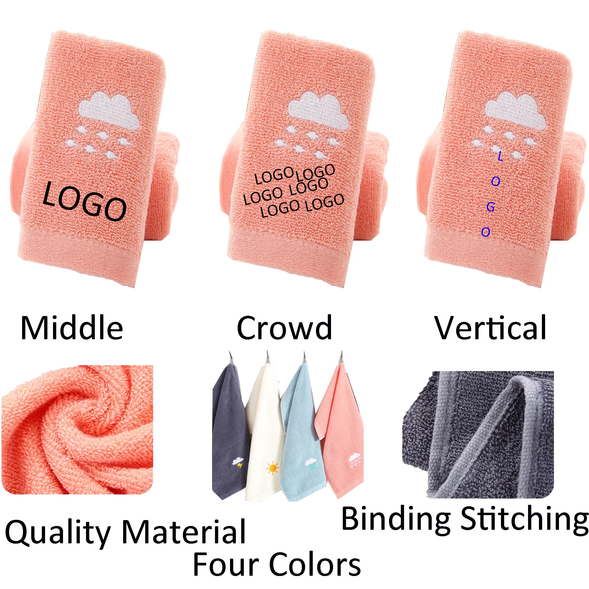 Cotton Towel Washcloth Facecloth 3