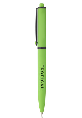 Solid Rubber Coated Plastic Ballpoint Pens 22