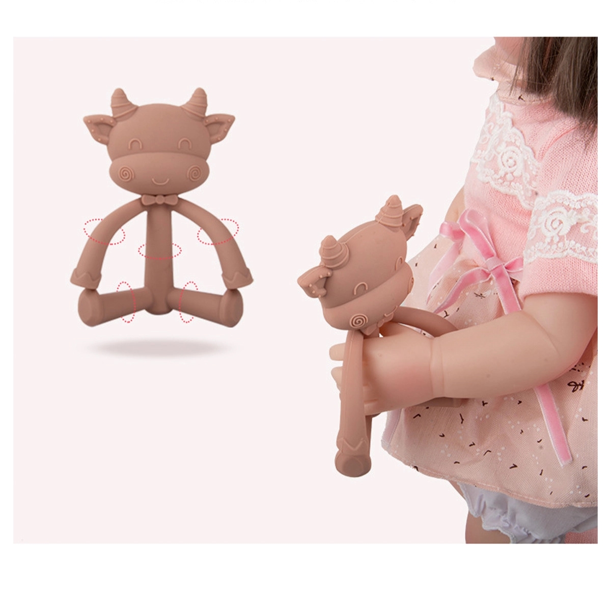 Silicone Baby Teether Molar Toy 1