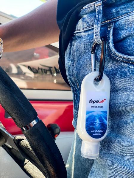 1.9 oz. SPF 30 Sunscreen in Clear Bottle with Carabiner 53