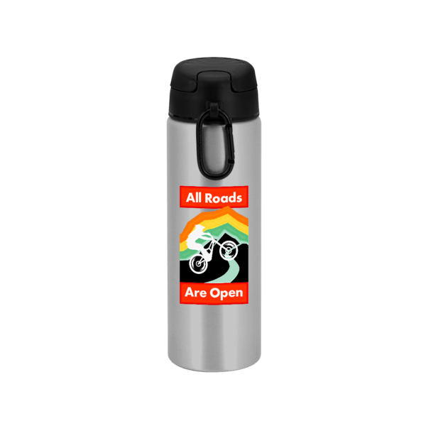 FastFlow Recycled Aluminum Bottle with Flip Lid, custom water bottle with logo imprint 17