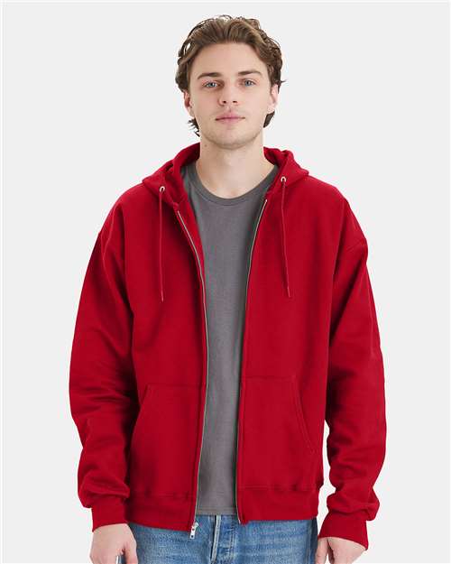 Unisex Ultimate Cotton® Full-Zip Hooded Sweatshirt - F280 9