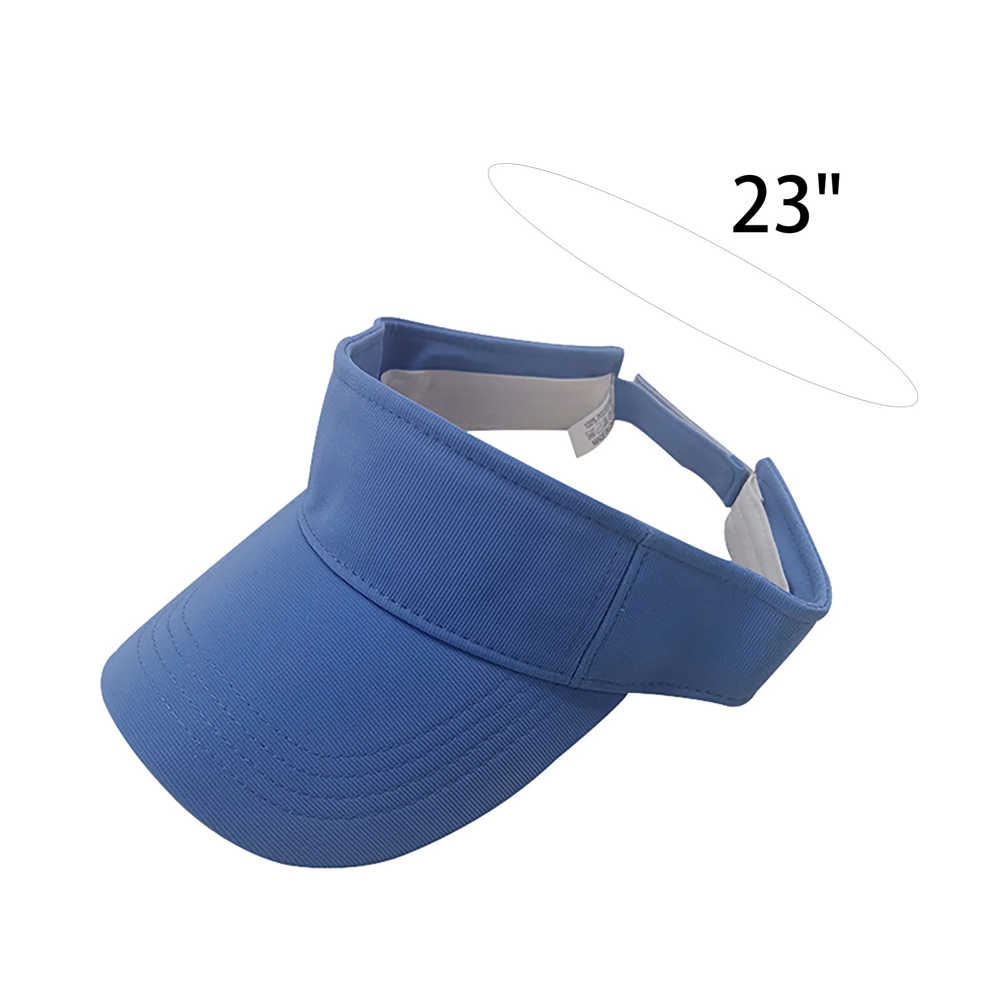 Adjustable UV Protection Blank Sun Visor Hat 8