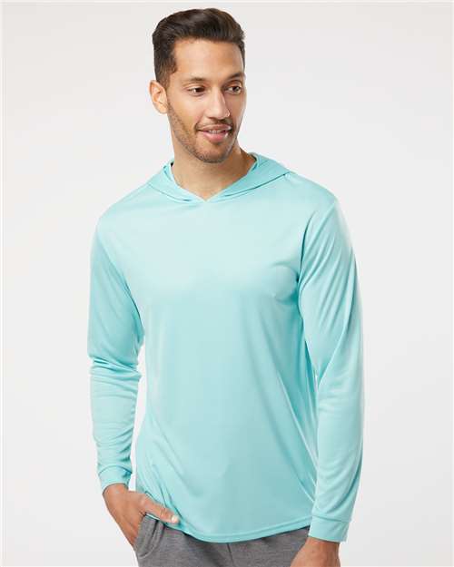 Unisex Bahama Performance Hooded Long Sleeve T-Shirt - 220 13