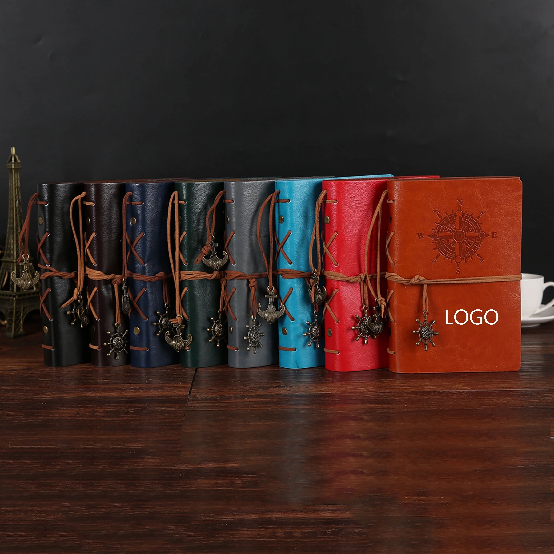 A6 Business PU Cover Bandage Pirate Notebook 2