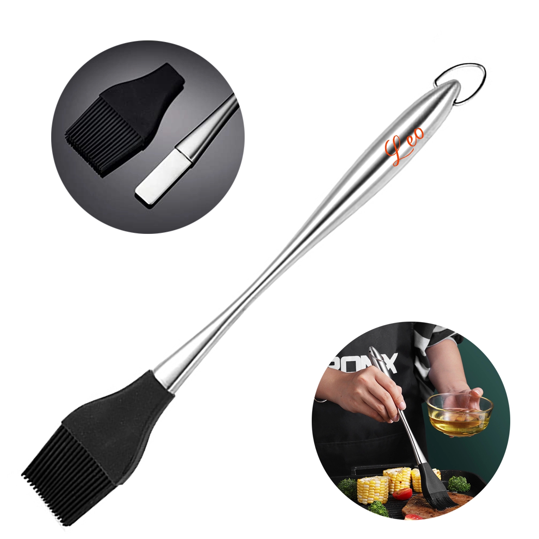 Stainless Steel Barbecue Brush 1