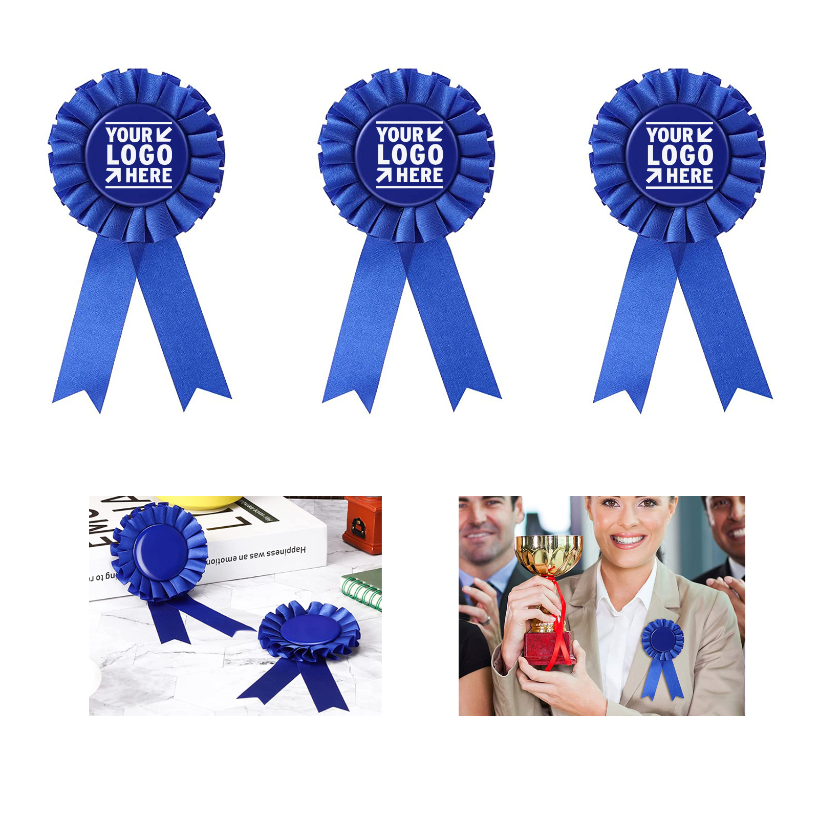 3.15 x 6 Inches Luxury Commendation Ribbon 2