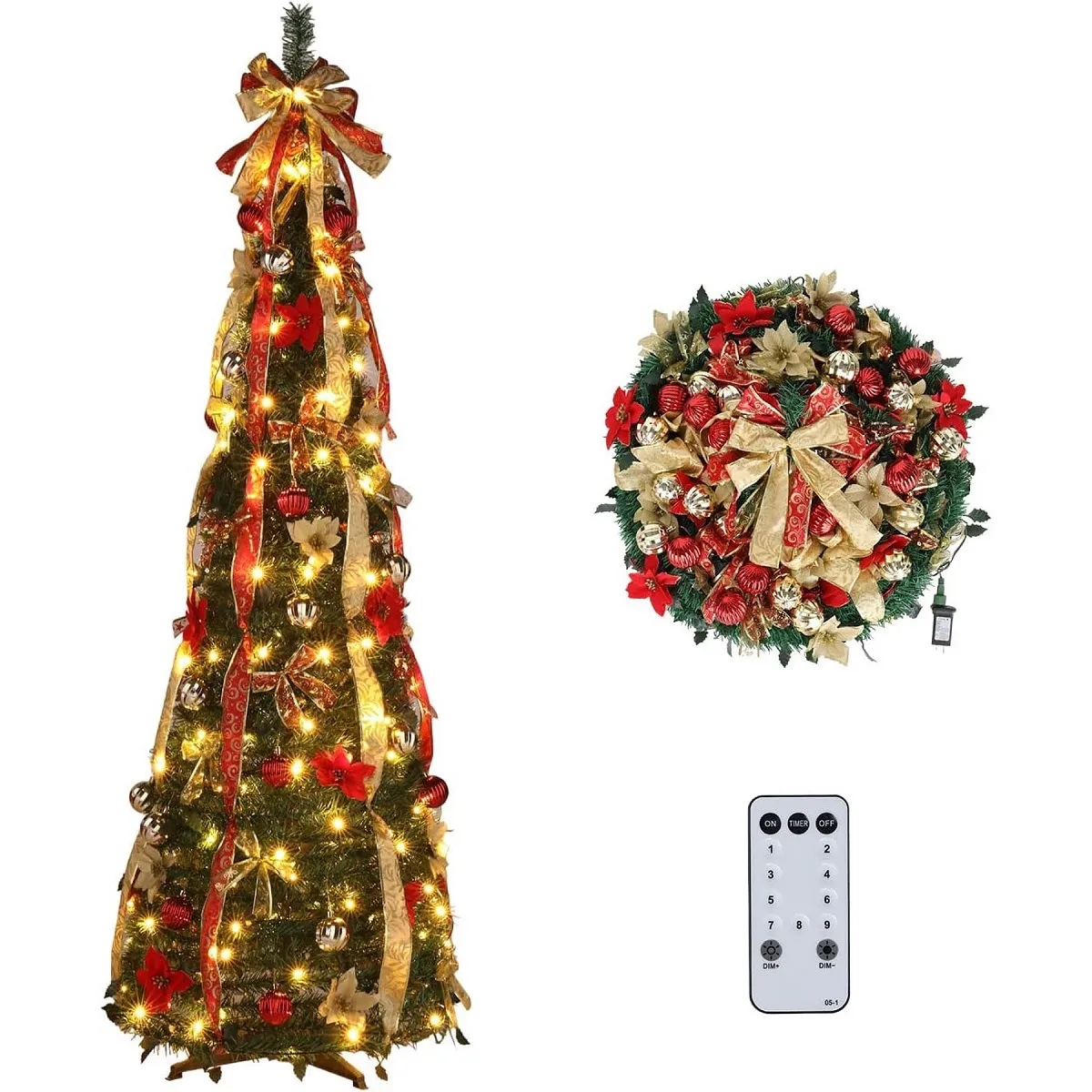 Telescopic Christmas Tree 4ft-6ft 8