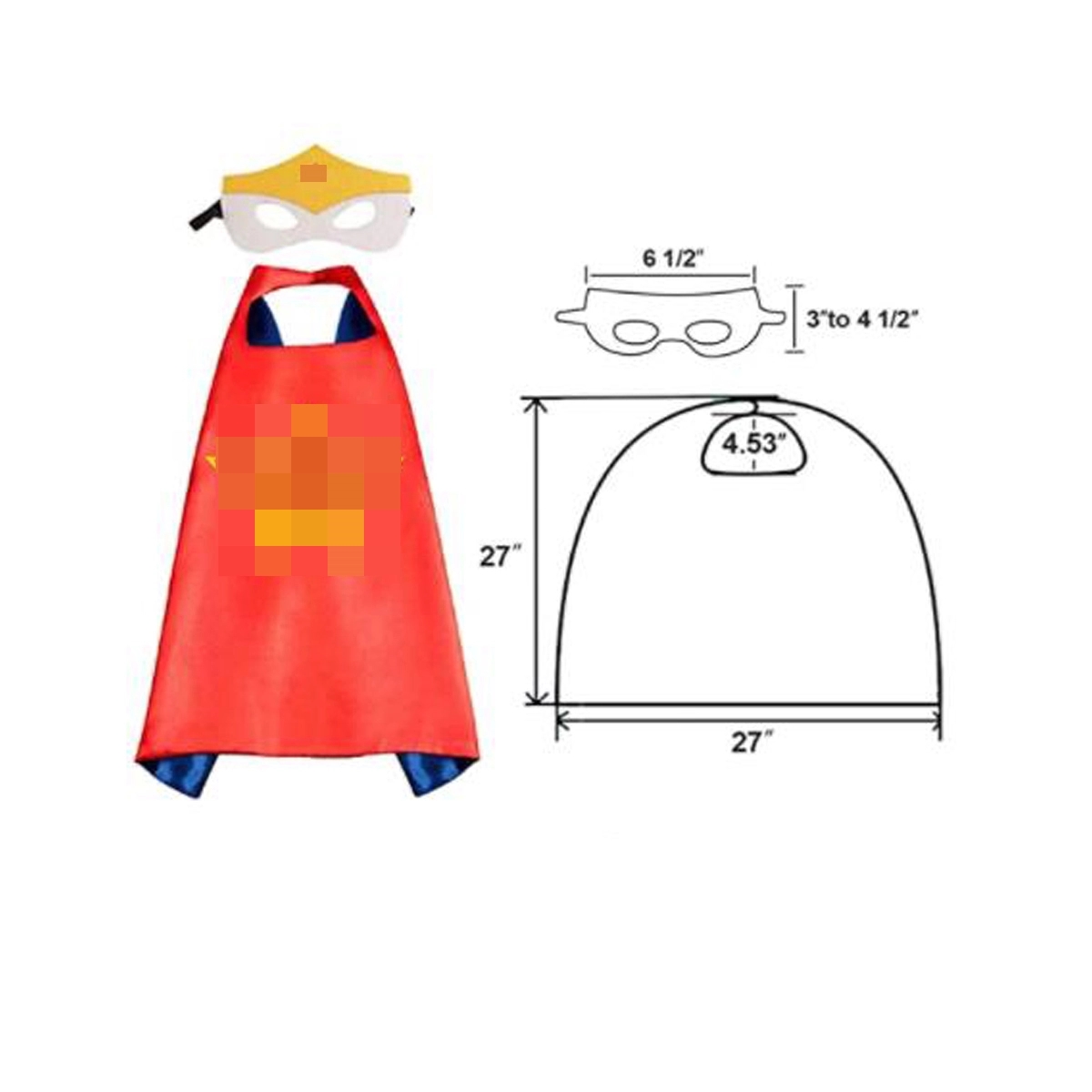 Halloween 5Pcs Superhero Capes Set And Slap Bracelets 2