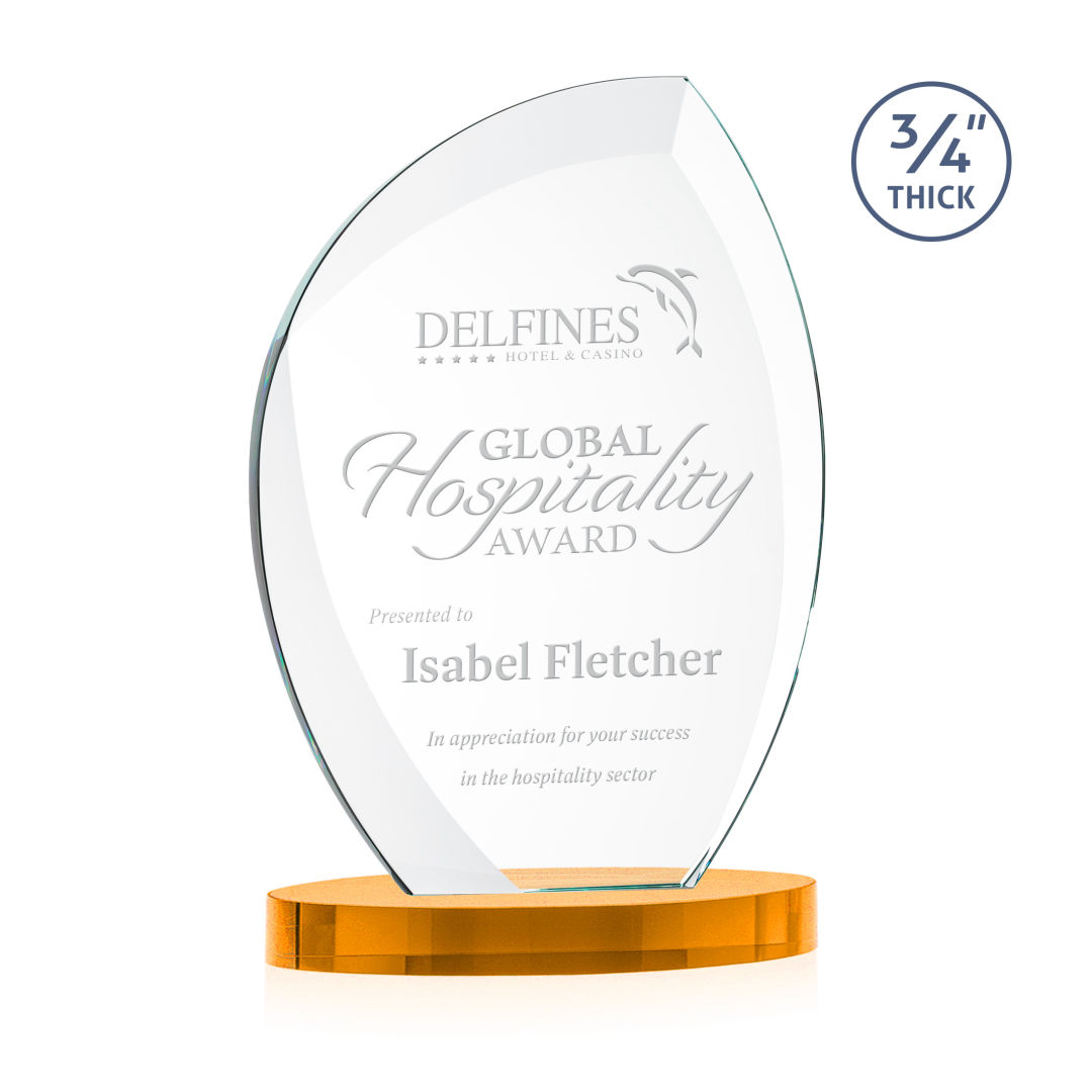 Wichita Award on Alberton Base - Amber