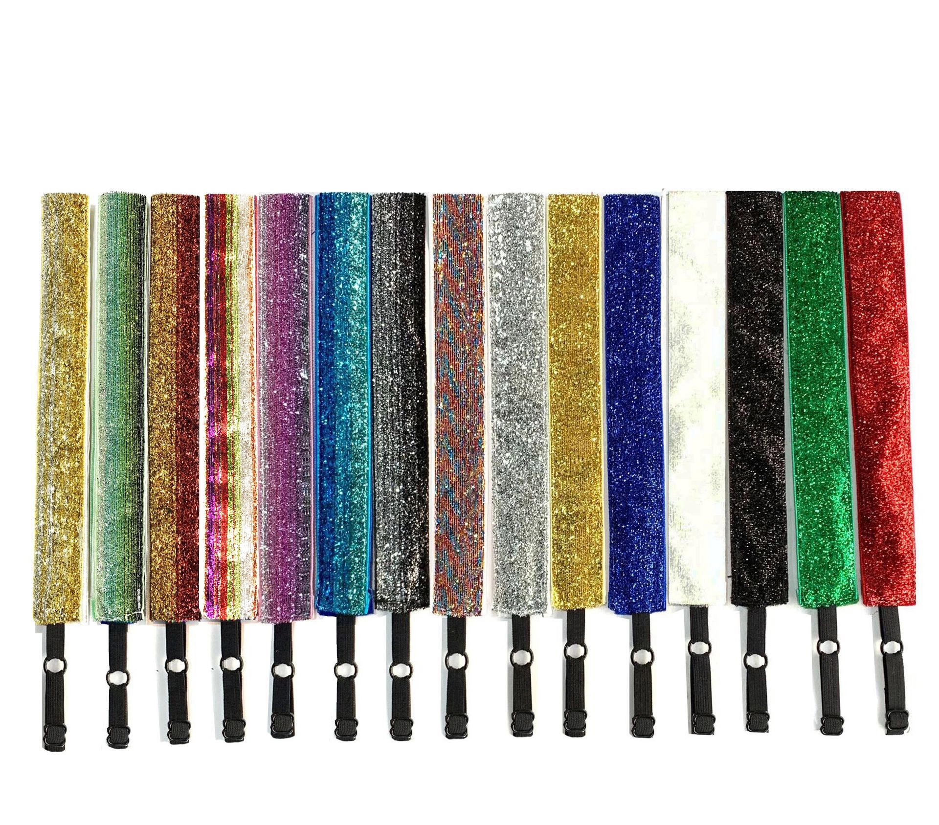 Elastic Glitter Headbands 5