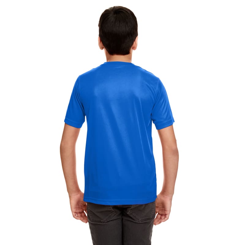 UltraClub Youth Cool & Dry Sport Performance Interlock T-Shirt 9