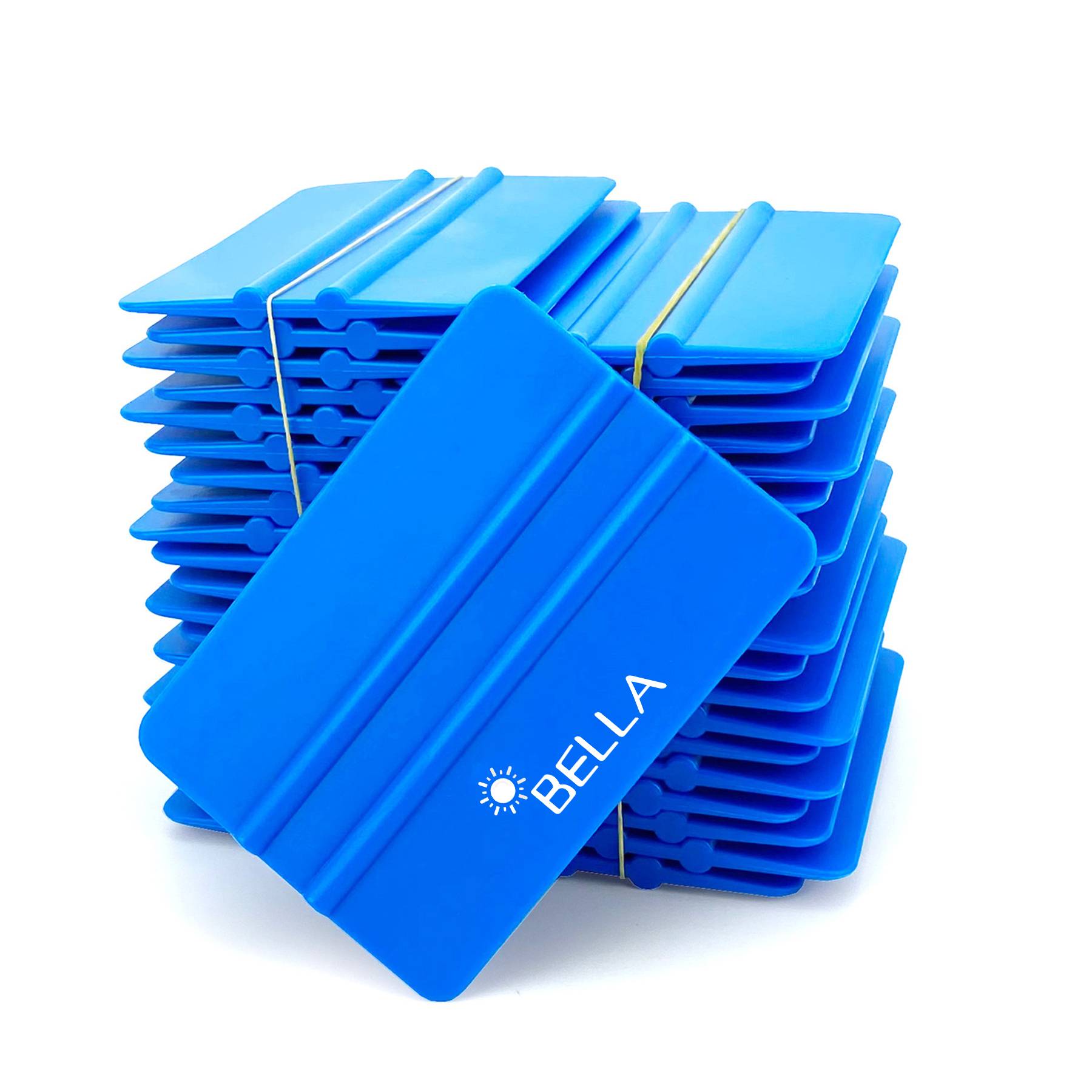 Blue Hand Plastic Scraper 1