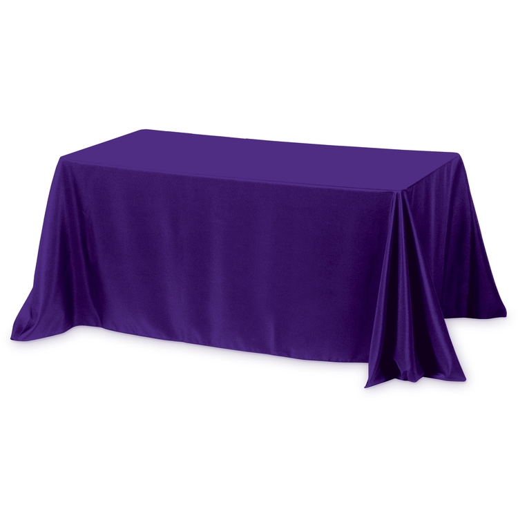 "Preakness Six" 3-Sided Economy Table Cover & Throws (One Color Print) / Fits 6 ft Table 45