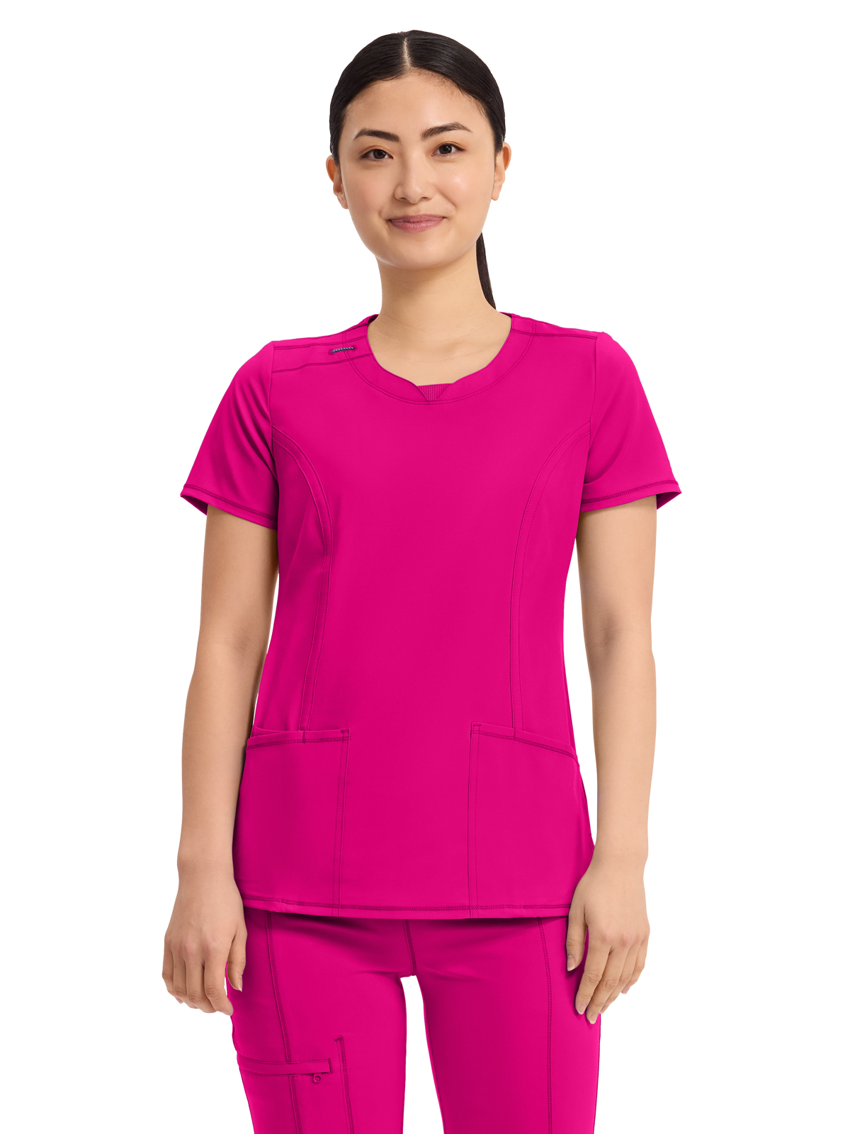 Infinity - Women's 3-Pocket Round Neck Top 100